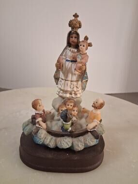 Virgen De La Caridad del Cobre Our Lady of Charity Statue Resin Figure